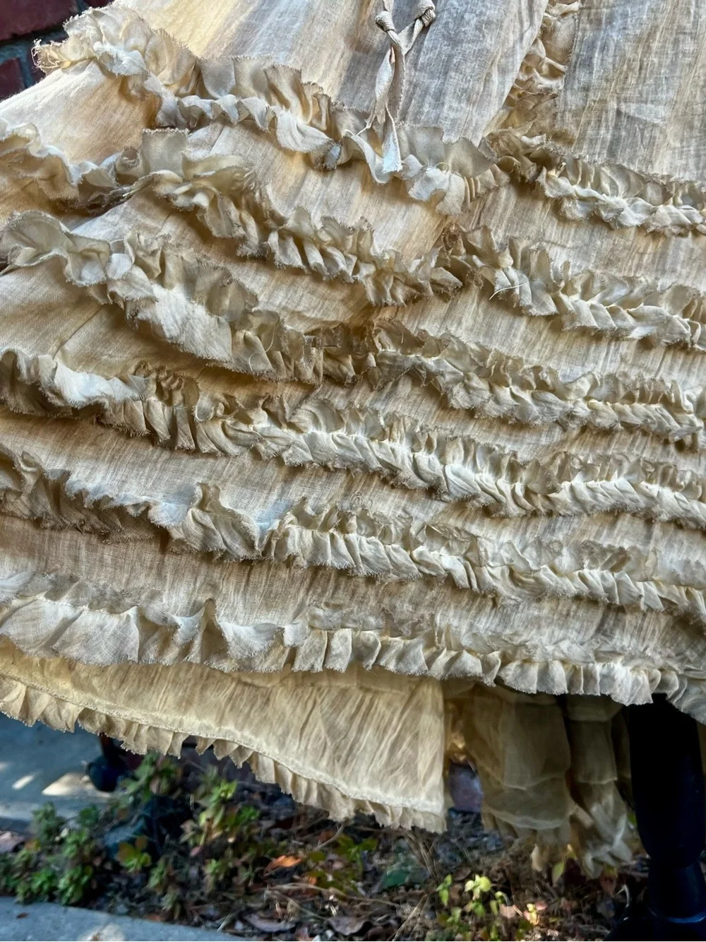 Jaded Gypsy Serene Sands Ruffled Maxi Skirt NWT - Picture 11 of 12